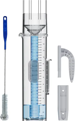 Tropo Rain Gauge & Snow Gauge - Freeze-Proof All Weather Gauge for Extended Outdoor Use - Large 13.5” Capacity - Professional, CoCoRaHS-Approved Accuracy - Easy-to-Use Rain & Snow Meter