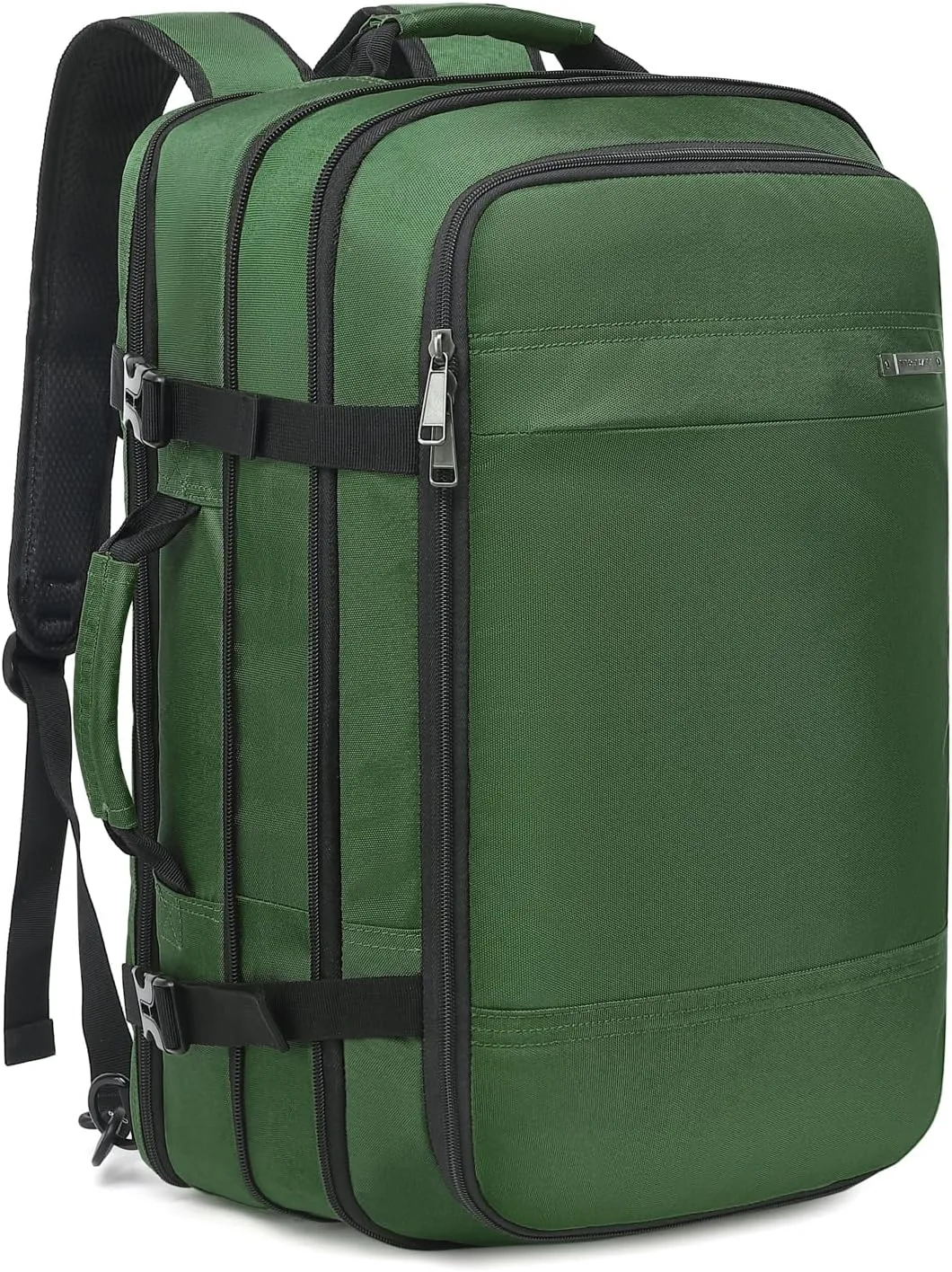 TUGUAN Travel Laptop Backpack 40L Large Computer Backpack with USB Charging Port 17 Inch Laptop Backpack for Men Expandable Backpacks for Men Women, Green - Suitable for Travel