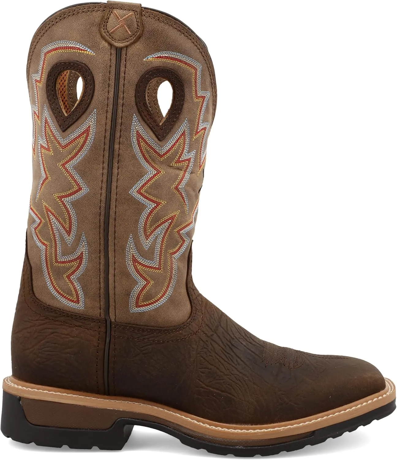 Twisted X Men's 11" Pull On Work Boot, Moc Toe Nano Toe with CellStretch