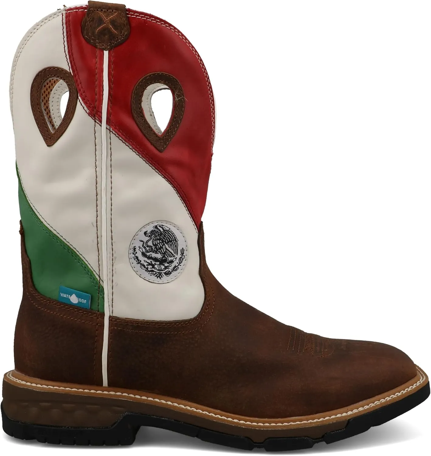 Twisted X Men's 11" Pull On Work Boot, Moc Toe Nano Toe with CellStretch