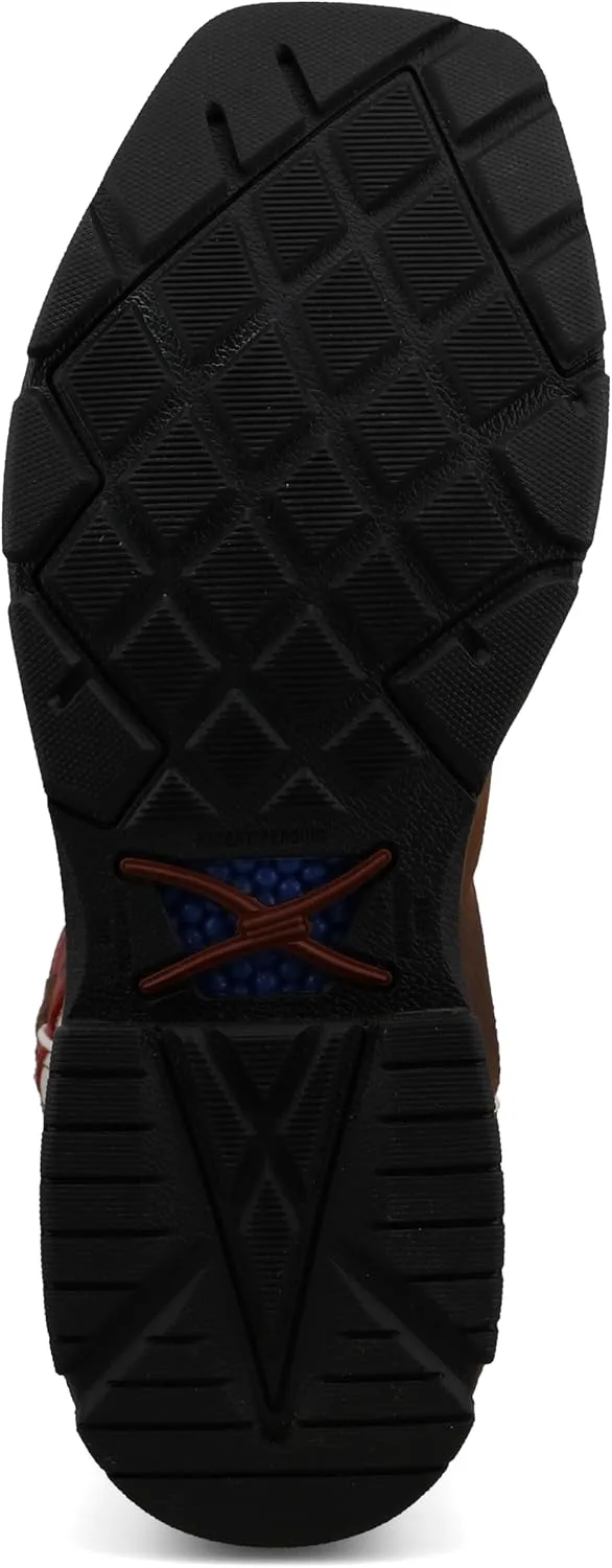 Twisted X Men's 11" Pull On Work Boot, Moc Toe Nano Toe with CellStretch