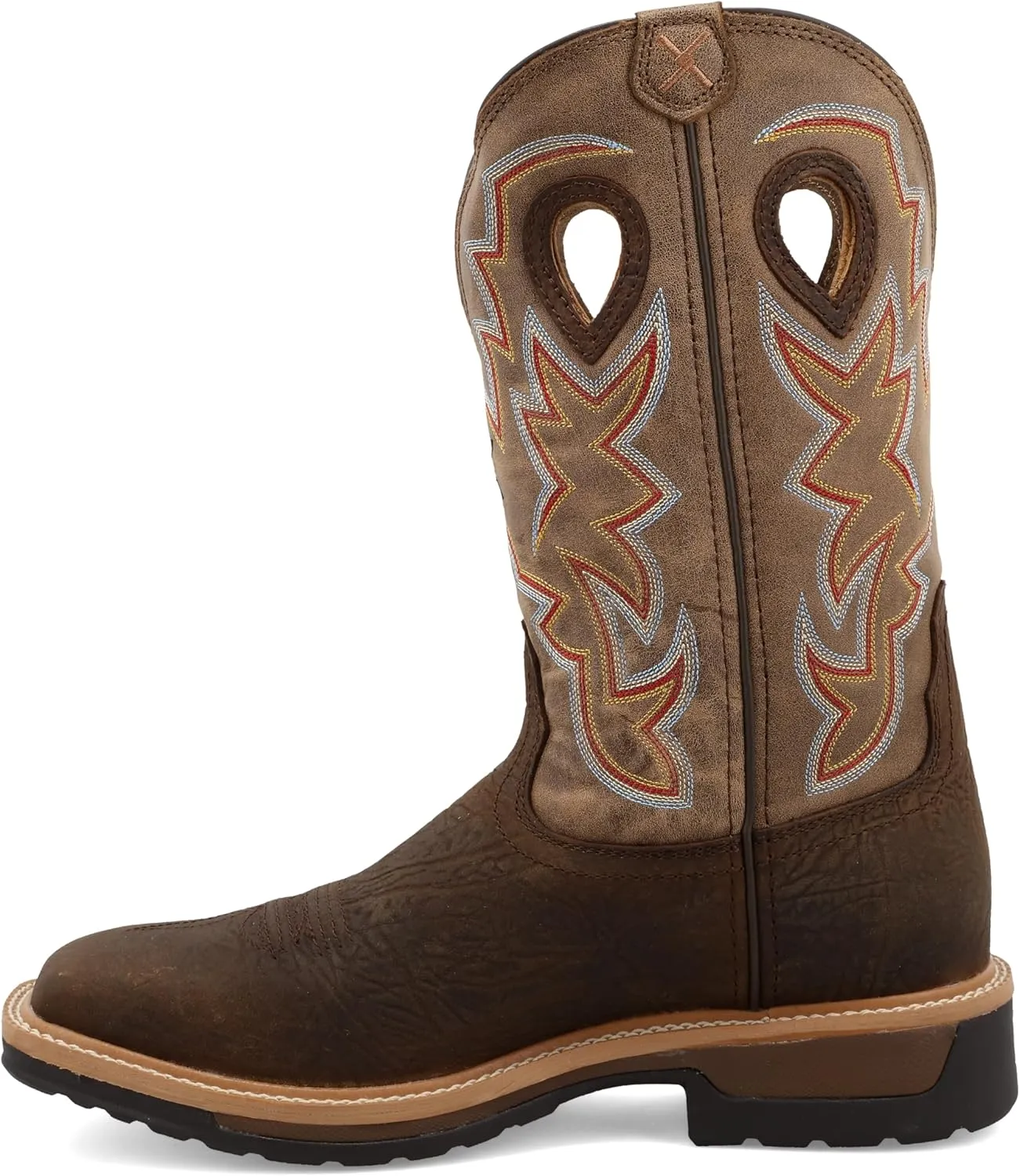 Twisted X Men's 11" Pull On Work Boot, Moc Toe Nano Toe with CellStretch