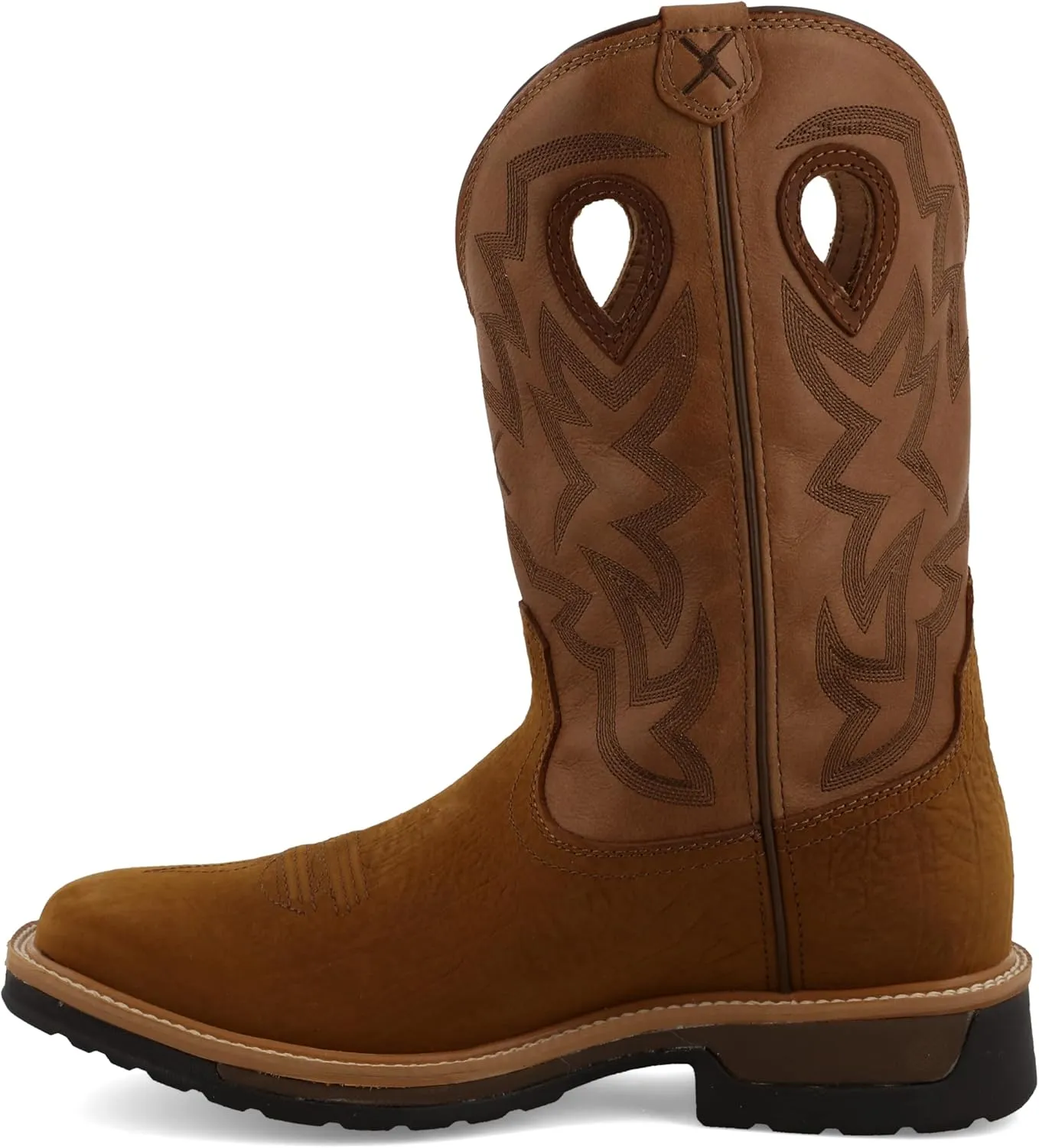 Twisted X Men's 11" Pull On Work Boot, Moc Toe Nano Toe with CellStretch