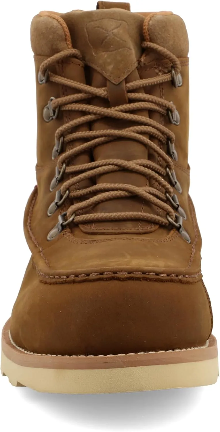 Twisted X Men's 11" Pull On Work Boot, Moc Toe Nano Toe with CellStretch