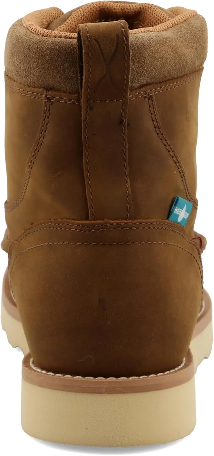 Twisted X Men's 11" Pull On Work Boot, Moc Toe Nano Toe with CellStretch