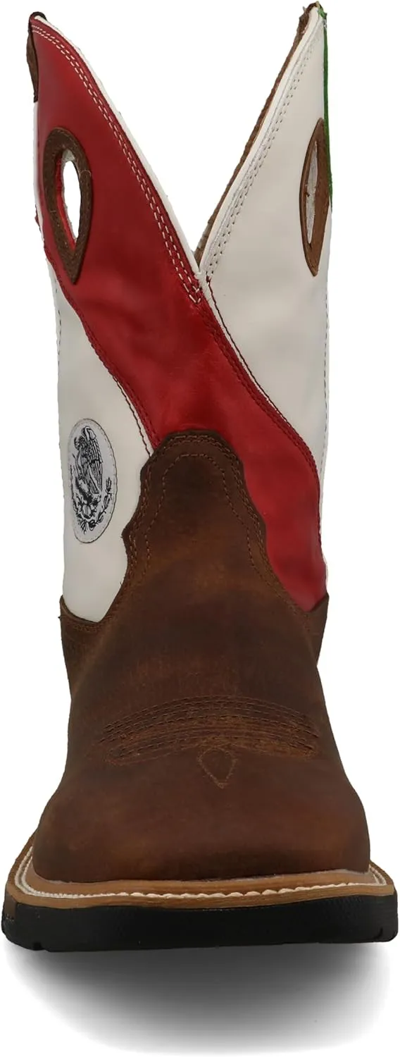 Twisted X Men's 11" Pull On Work Boot, Moc Toe Nano Toe with CellStretch
