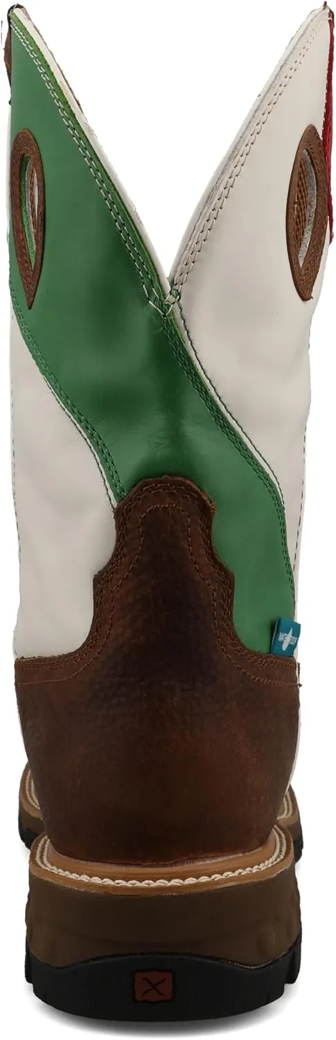 Twisted X Men's 11" Pull On Work Boot, Moc Toe Nano Toe with CellStretch