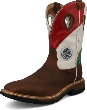 Twisted X Men's 11" Pull On Work Boot, Moc Toe Nano Toe with CellStretch