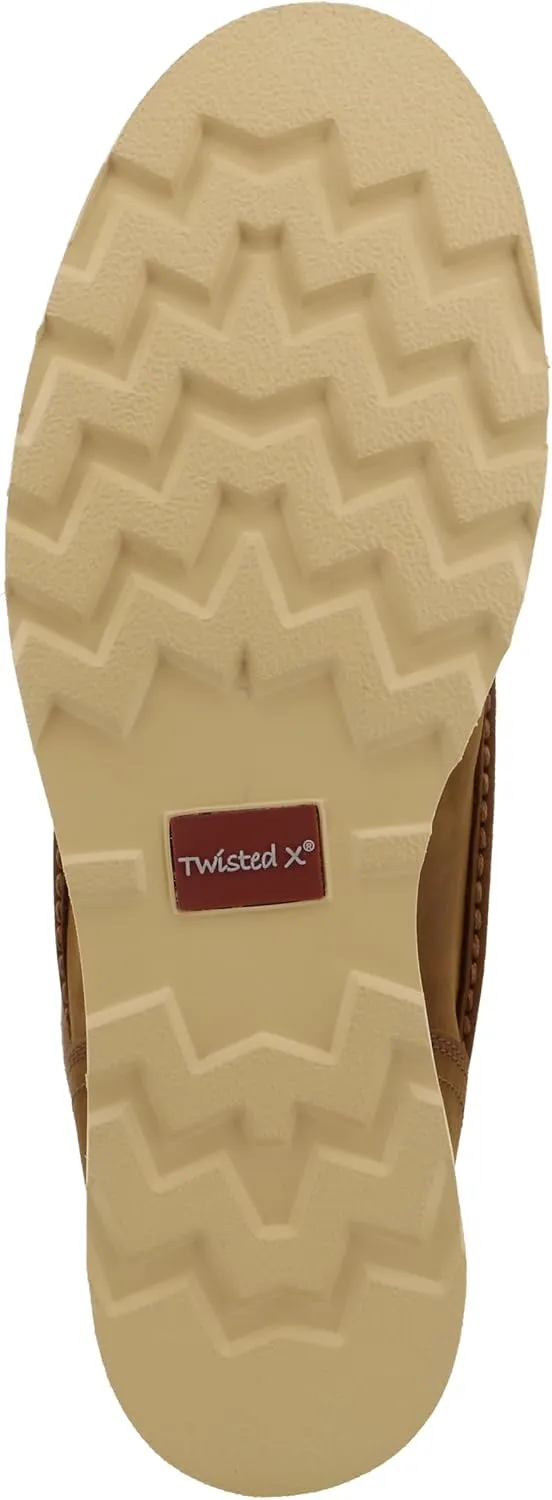Twisted X Men's 11" Pull On Work Boot, Moc Toe Nano Toe with CellStretch