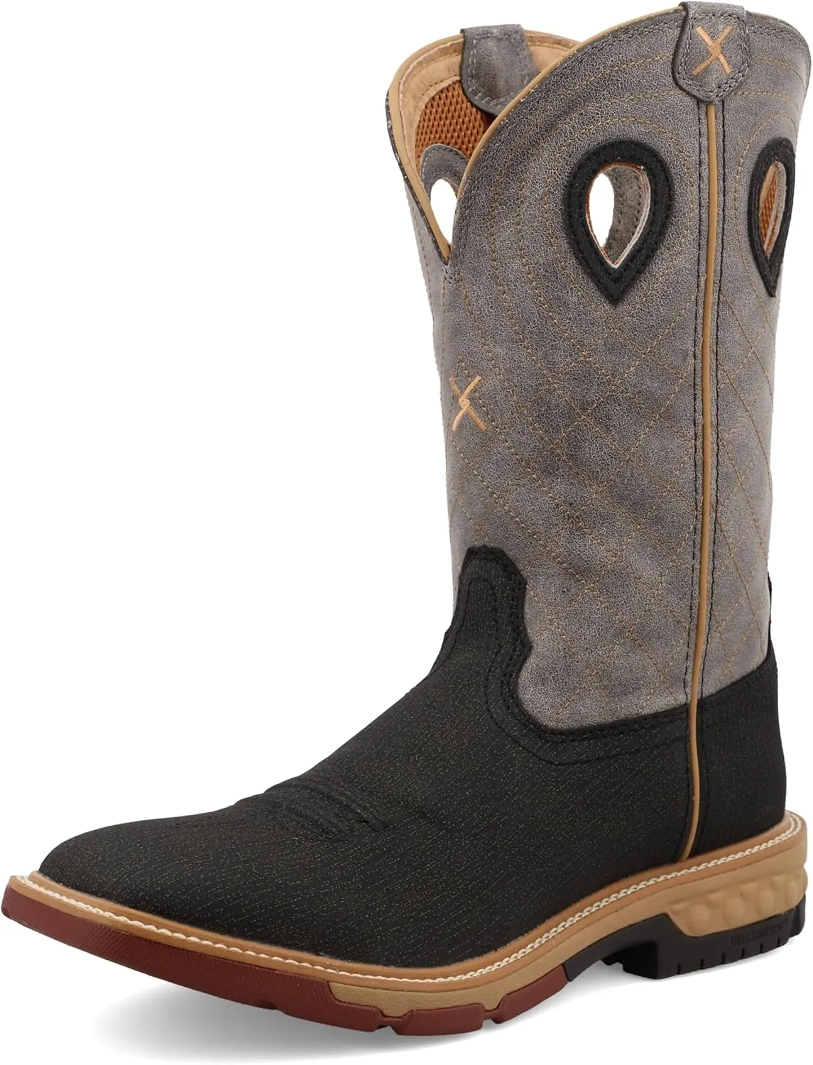 Twisted X Men's 12" Western Work Boot with CellStretch