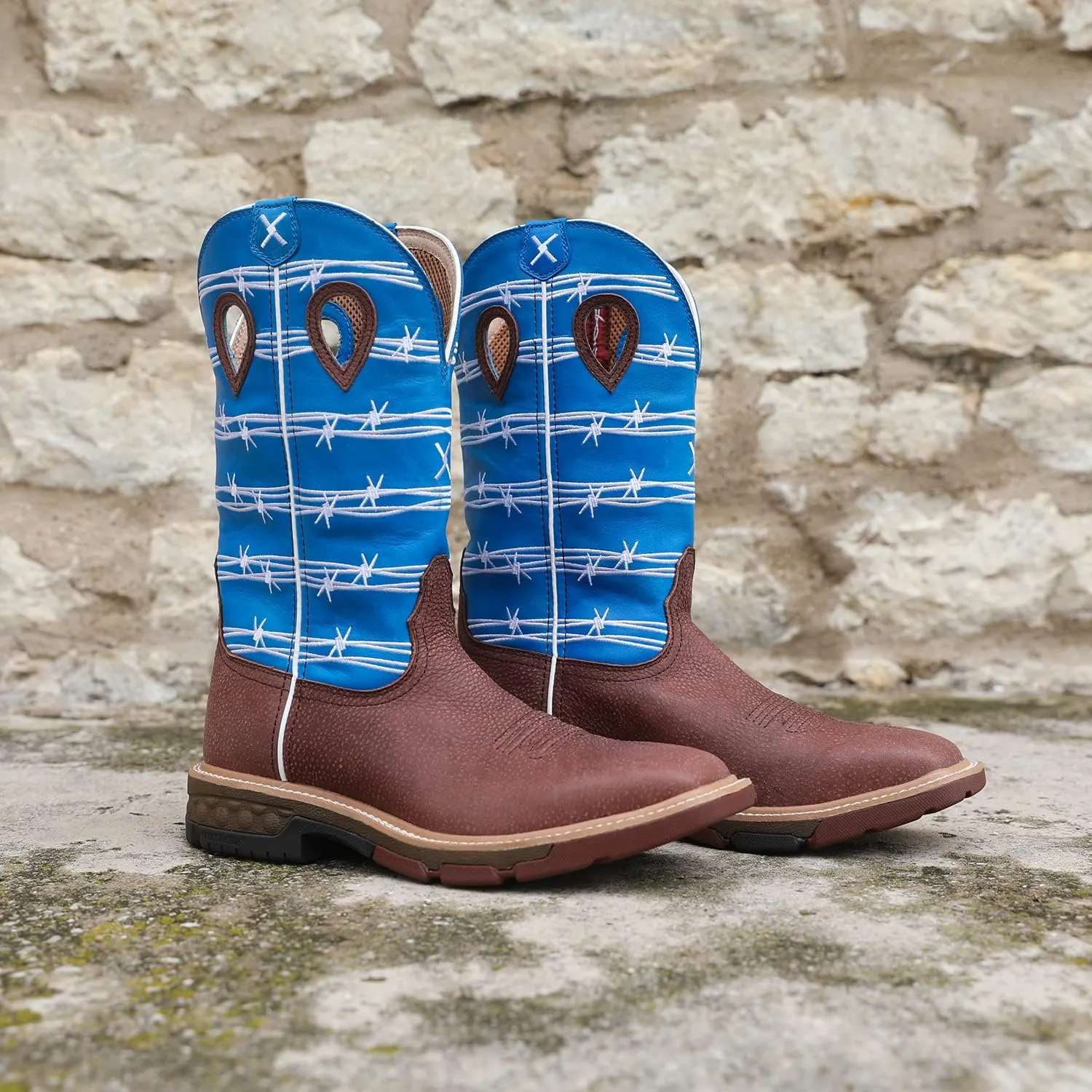 Twisted X Men's 12" Western Work Boot with CellStretch