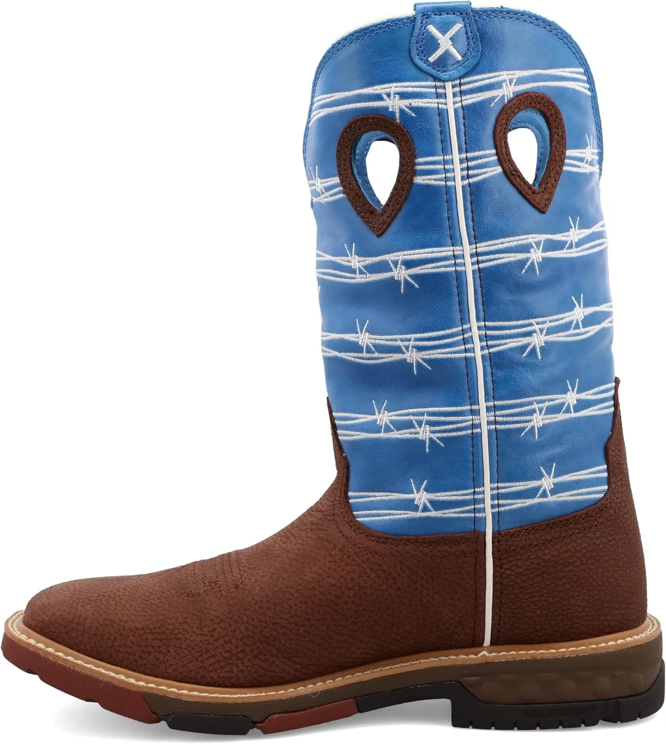 Twisted X Men's 12" Western Work Boot with CellStretch