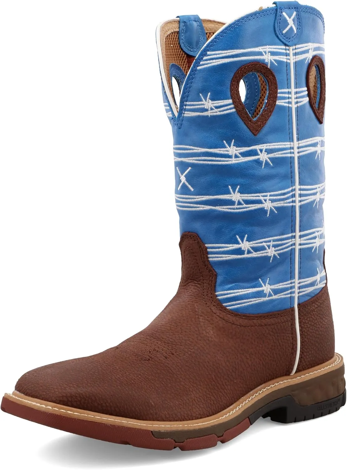Twisted X Men's 12" Western Work Boot with CellStretch