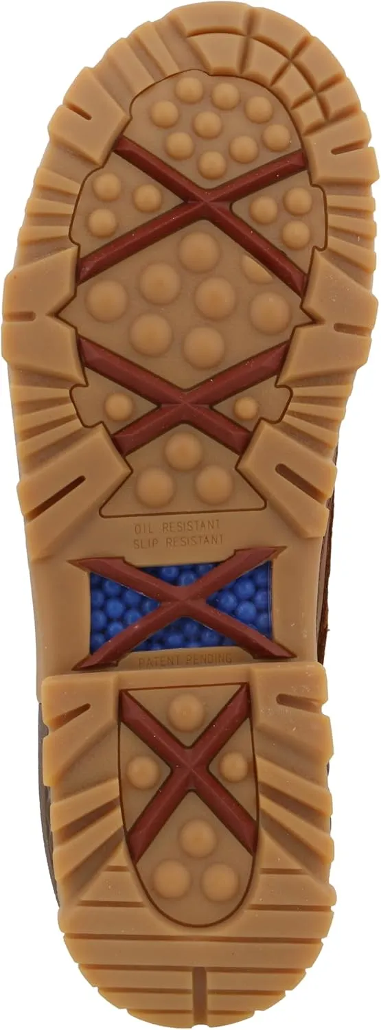 Twisted X Men's 4" Work Boot, Moc Toe Composite Toe with CellStretch