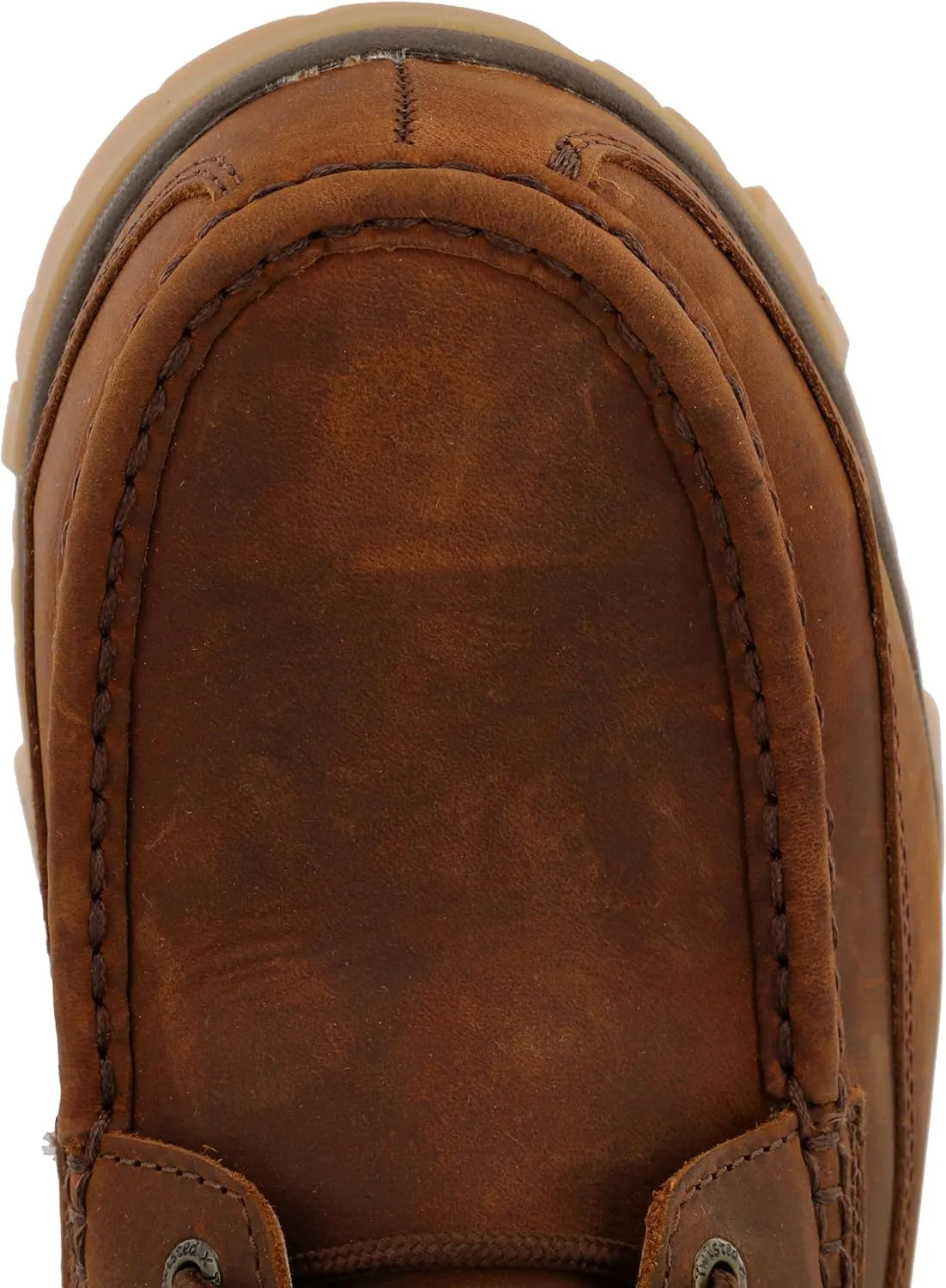 Twisted X Men's 4" Work Boot, Moc Toe Composite Toe with CellStretch