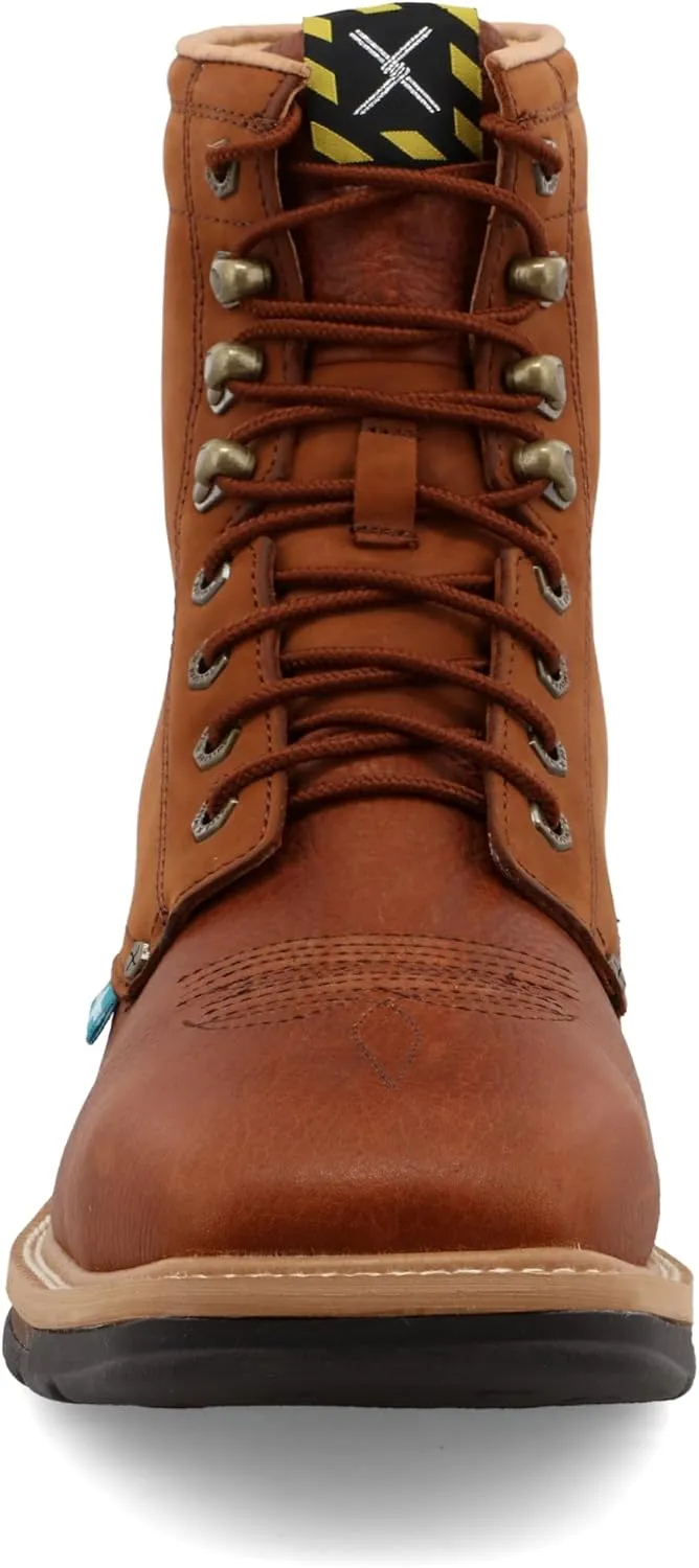 Twisted X Men's 8" Steel Toe Lite Western Work Lacer