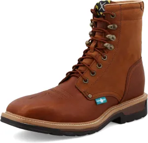 Twisted X Men's 8" Steel Toe Lite Western Work Lacer