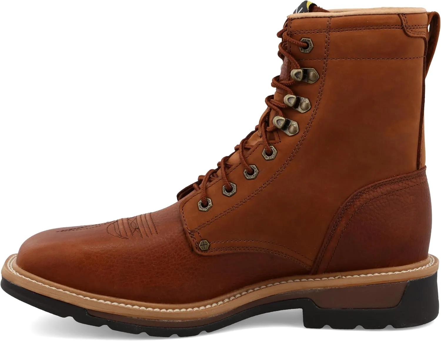 Twisted X Men's 8" Steel Toe Lite Western Work Lacer