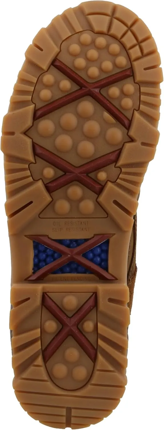 Twisted X Men's 8" Work Boot, Moc Toe Composite Toe with CellStretch