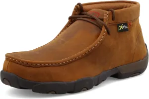 Twisted X Men's Work Chukka Driving Moc, Moc Toe Steel Toe, Peanut, 7.5 M