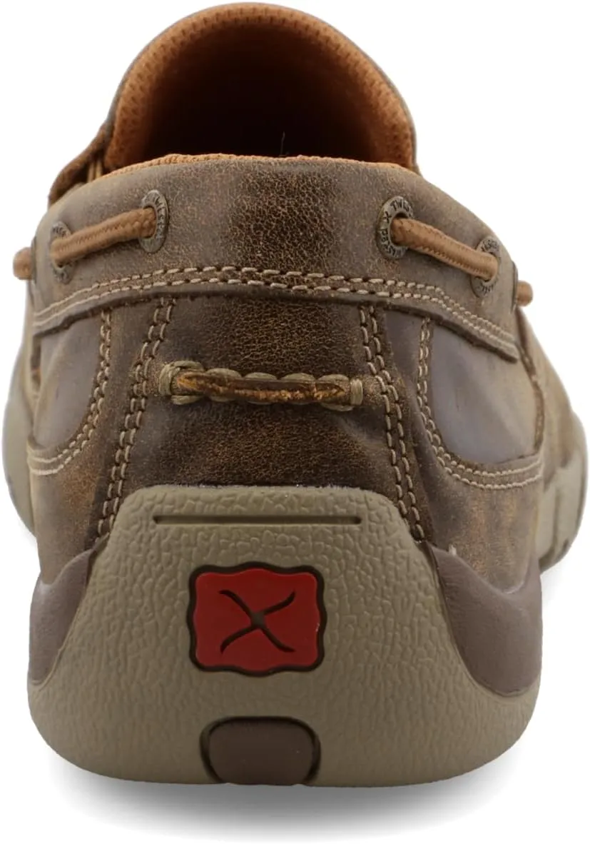 Twisted X Men's Work Slip-On Driving Moc, Moc Toe Composite Toe
