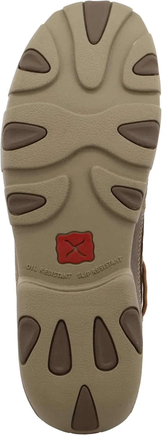 Twisted X Men's Work Slip-On Driving Moc, Moc Toe Composite Toe