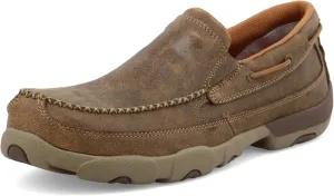 Twisted X Men's Work Slip-On Driving Moc, Moc Toe Composite Toe