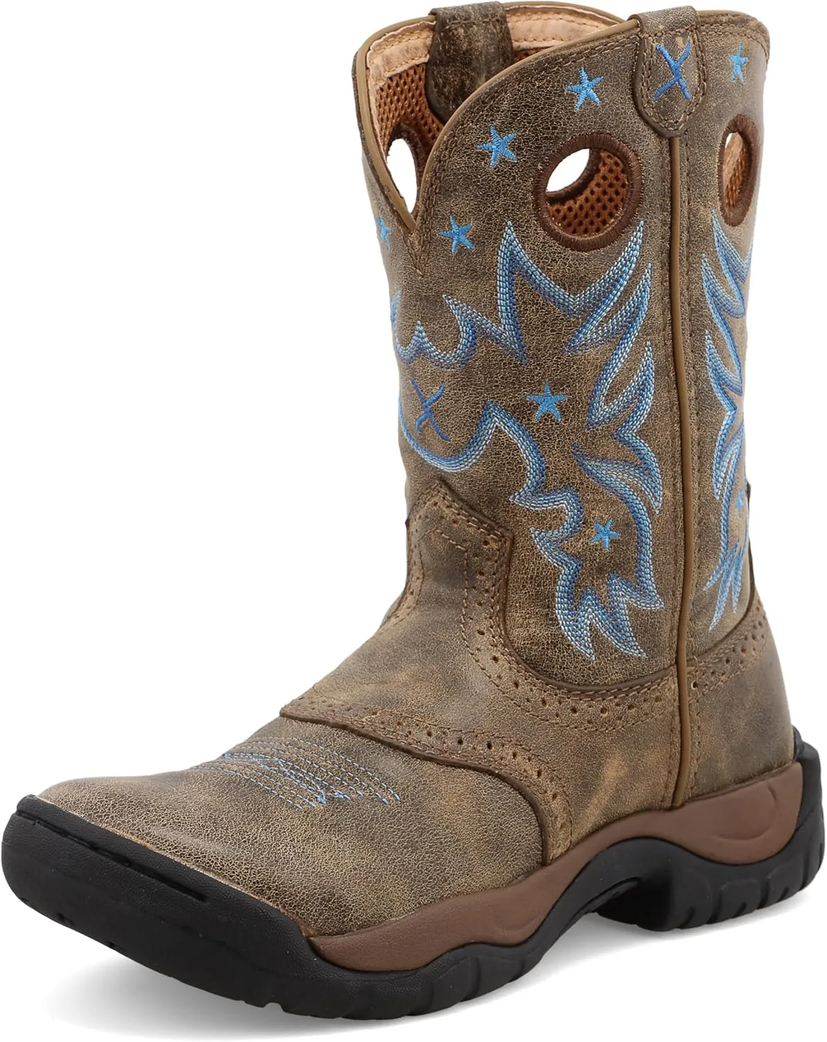Twisted X Women's 9" All Around Work Boot - Versatile Women's Western Work Boots - Water Resistant Oiled Leather Shaft, Made for Barn Use