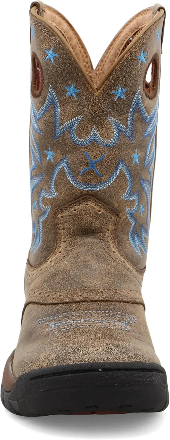 Twisted X Women's 9" All Around Work Boot - Versatile Women's Western Work Boots - Water Resistant Oiled Leather Shaft, Made for Barn Use