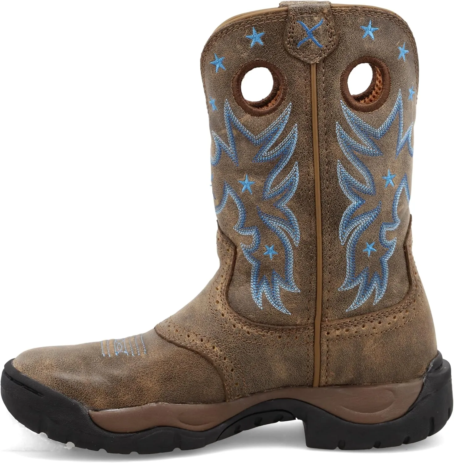 Twisted X Women's 9" All Around Work Boot - Versatile Women's Western Work Boots - Water Resistant Oiled Leather Shaft, Made for Barn Use