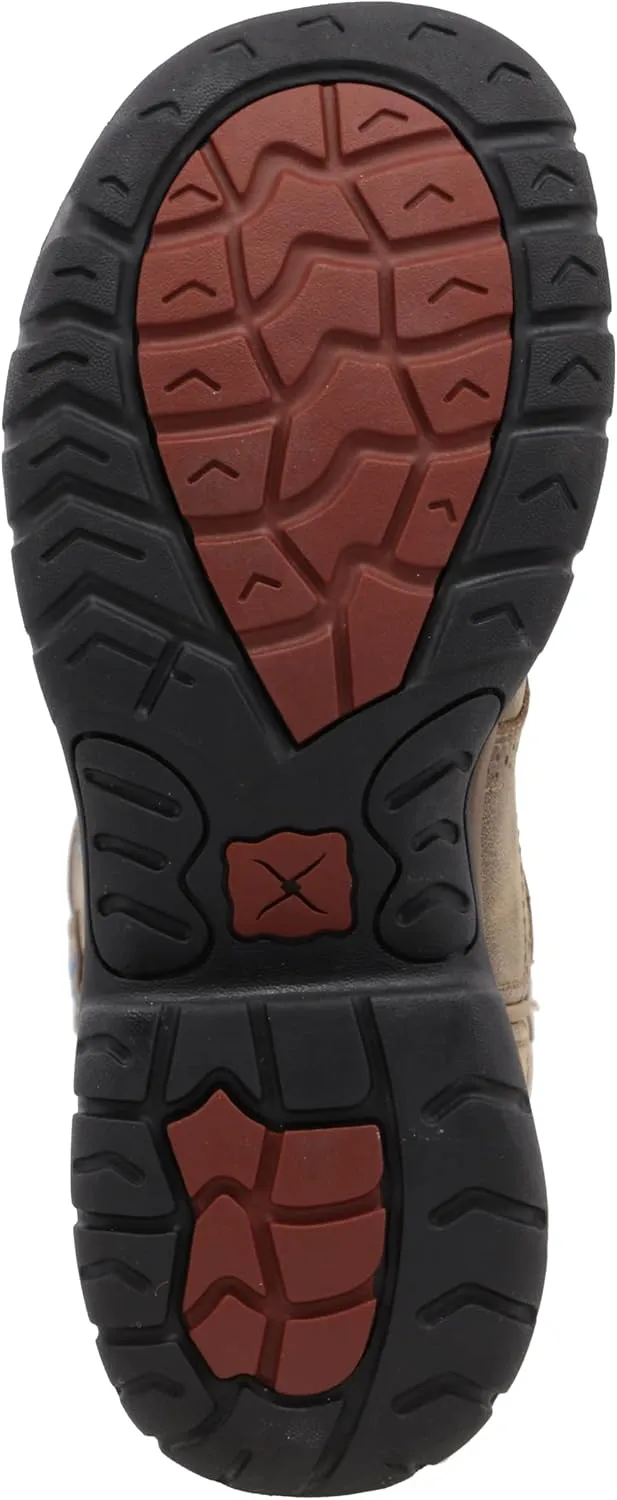 Twisted X Women's 9" All Around Work Boot - Versatile Women's Western Work Boots - Water Resistant Oiled Leather Shaft, Made for Barn Use