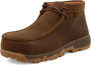Twisted X Women's Work Chukka Driving Moc, Moc Toe Composite Toe with CellStretch