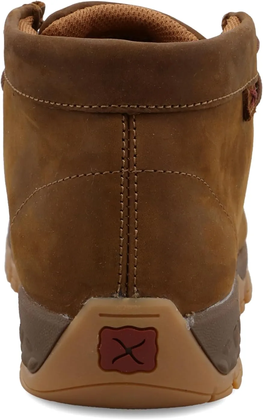 Twisted X Women's Work Chukka Driving Moc, Moc Toe Composite Toe with CellStretch