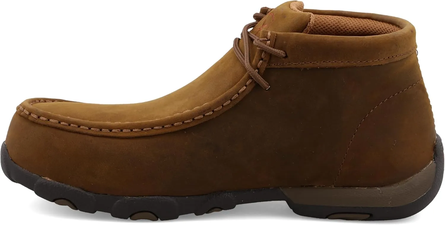 Twisted X Women's Work Chukka Driving Moc, Moc Toe Composite Toe
