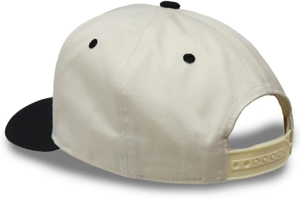 Two-Tone Blank Snapback Hat - Classic Blank Trucker Hat for Men & Women - Minimalist Baseball Cap with Foam Front