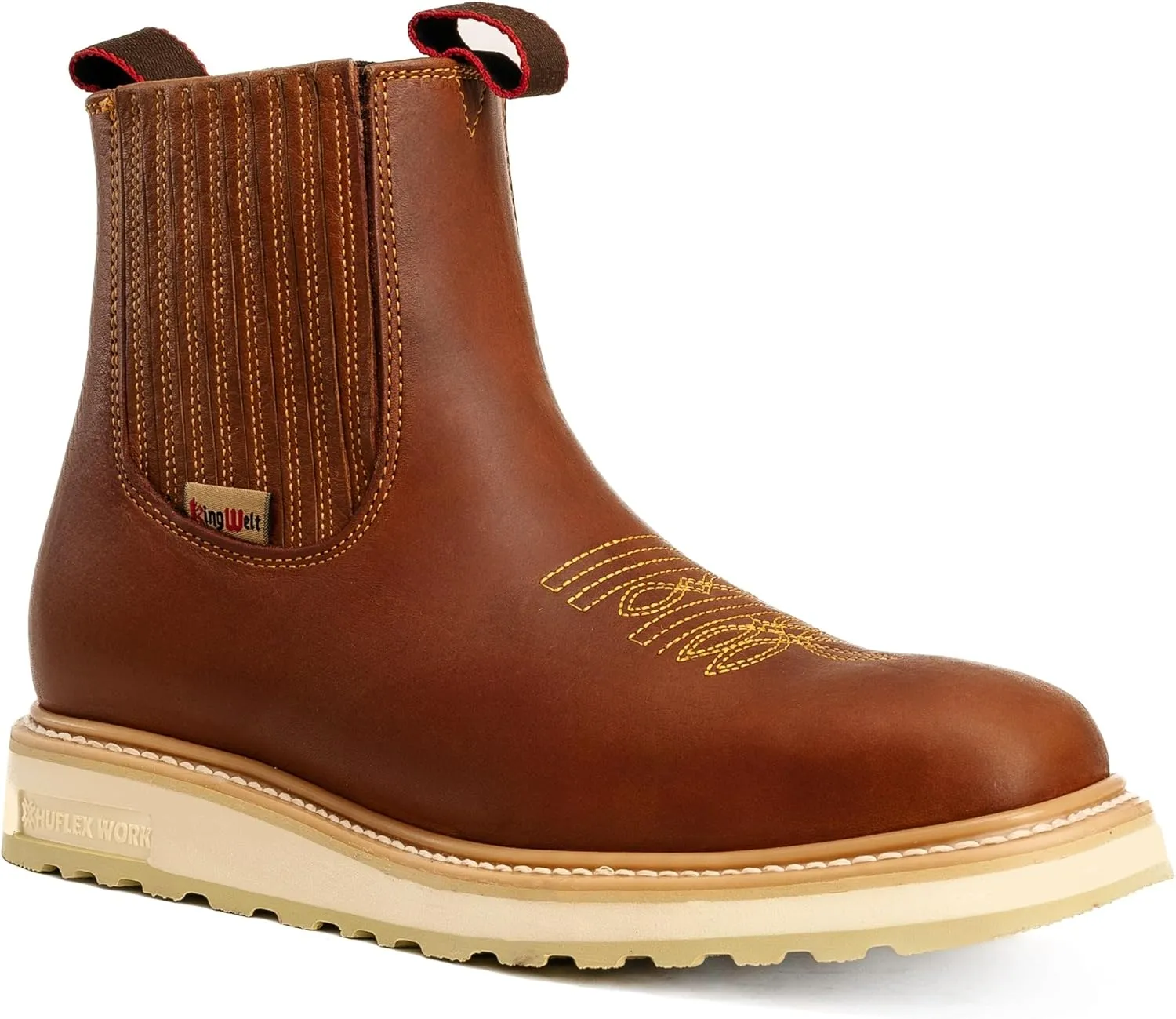 Ultra Flex Double Density Lightweight Men Work Boots - Full Grain Leather, All Around Work