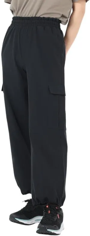 Under Armour Women's Armoursport Woven Cargo Pants, (001) Black / / White, Small