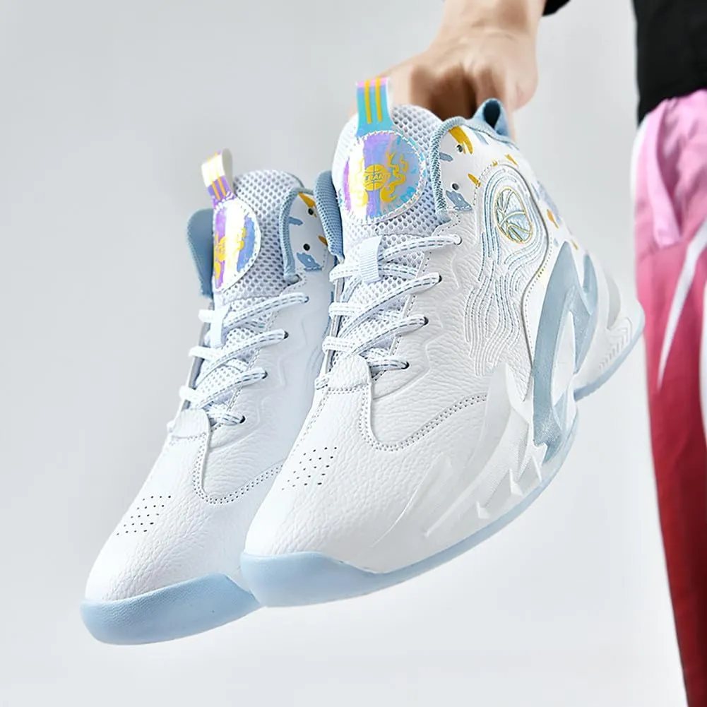 Unisex High Top Professional Outdoor Sports Sneakers Athletic Running Lightweight Non Slip Basketball Shoes