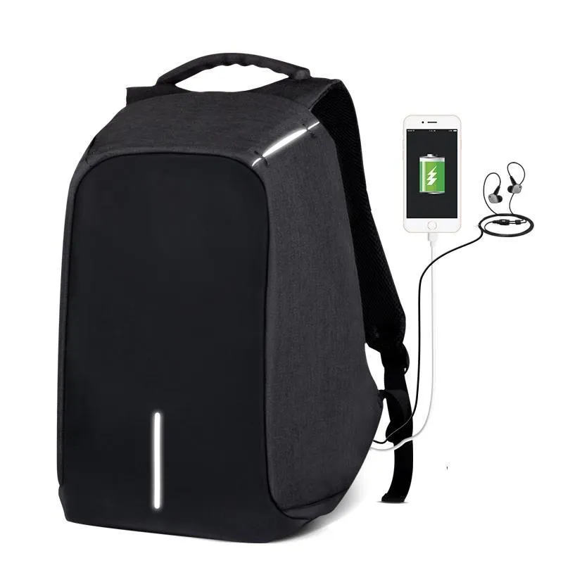 USB Charge Anti-Theft Backpack Water-resistent