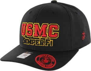 USMC Semper Fi Hat Marine Corps Hat for Men, Official Licensed Marines Veteran Embroidered Cap