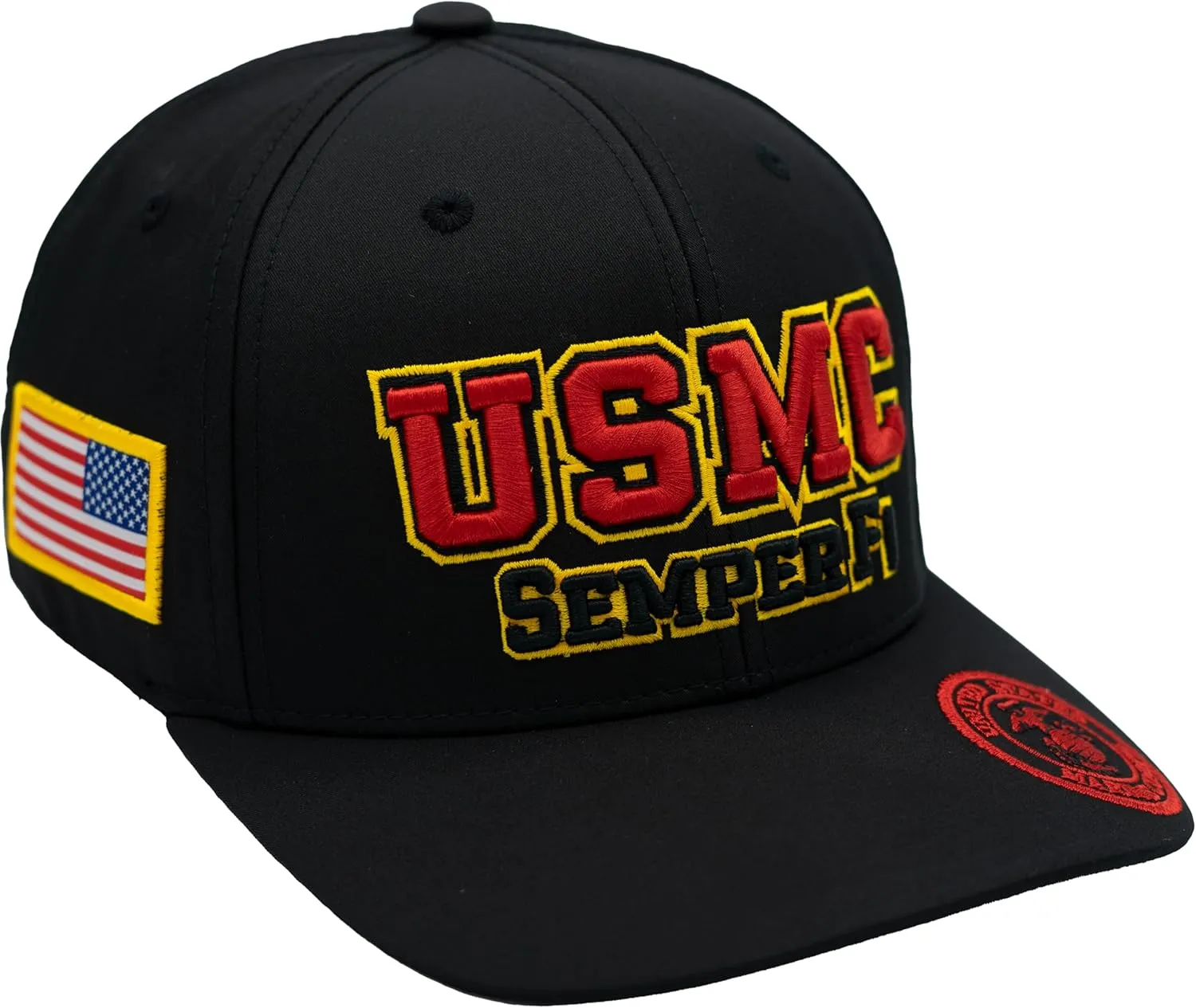USMC Semper Fi Hat Marine Corps Hat for Men, Official Licensed Marines Veteran Embroidered Cap