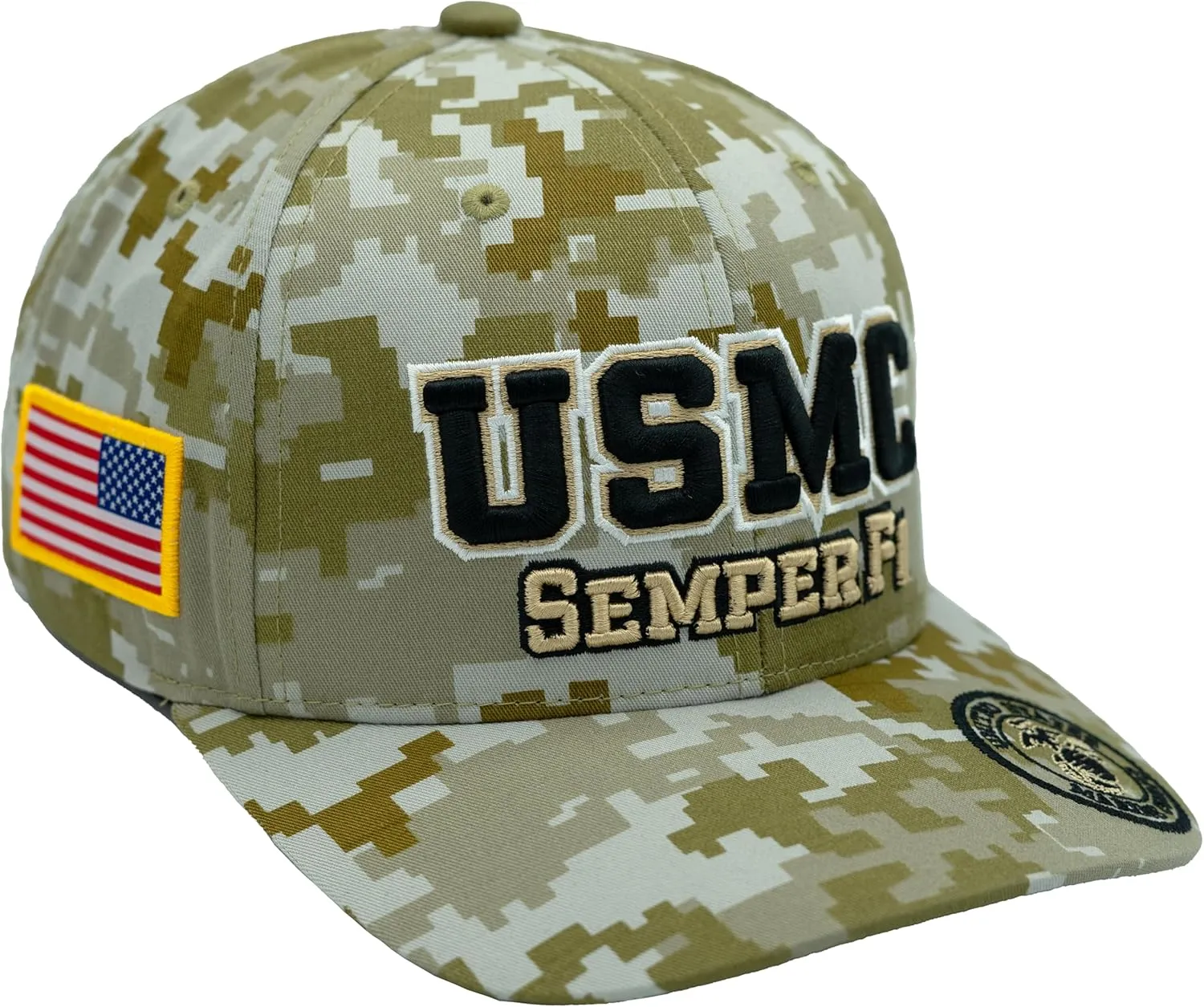 USMC Semper Fi Hat Marine Corps Hat for Men, Official Licensed Marines Veteran Embroidered Cap
