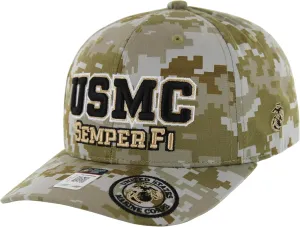 USMC Semper Fi Hat Marine Corps Hat for Men, Official Licensed Marines Veteran Embroidered Cap