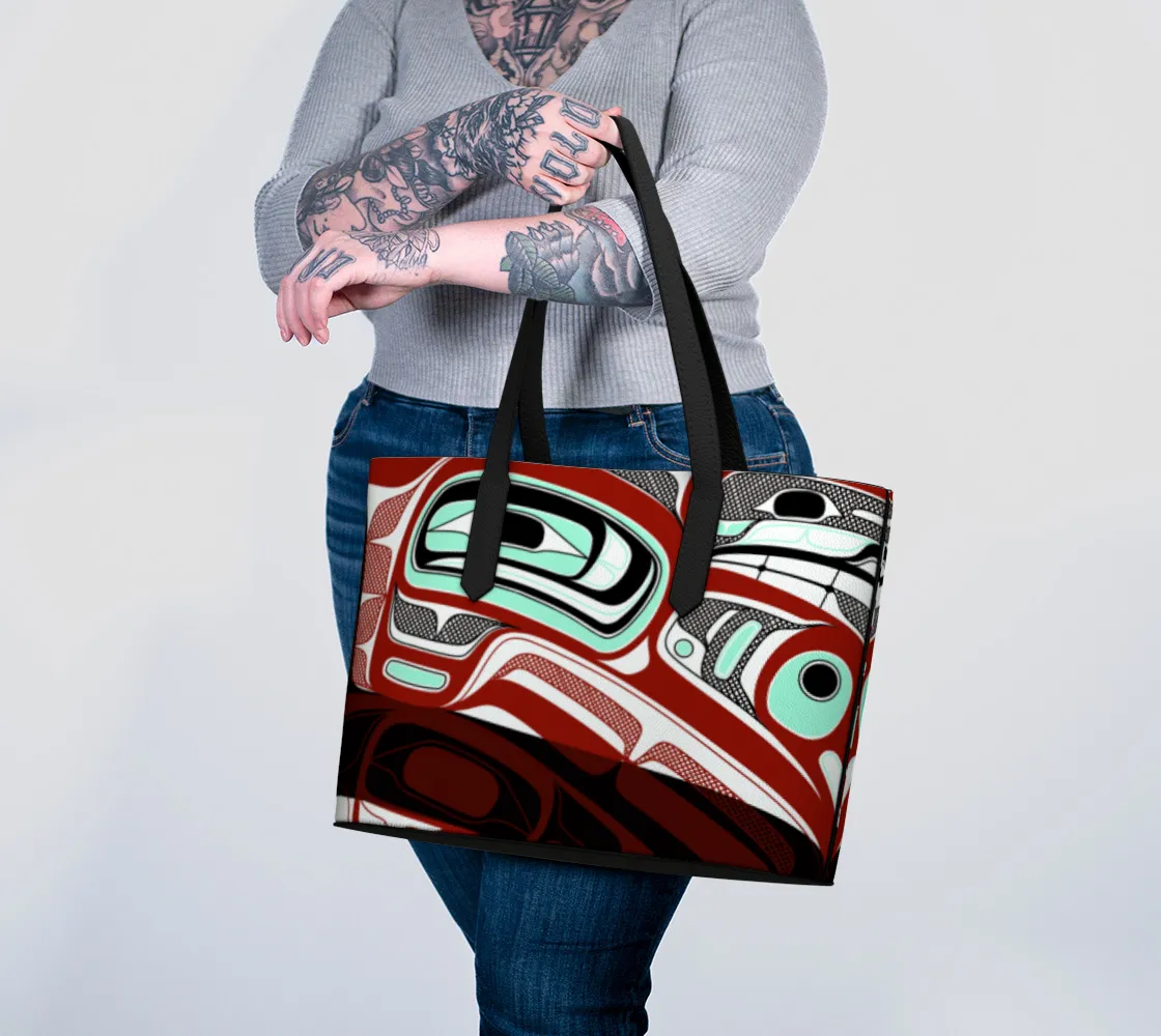 Vegan Leather tote -Dish Rendition