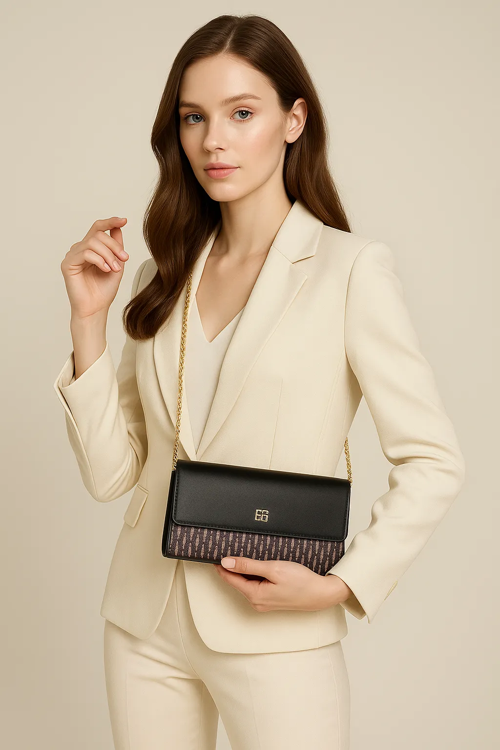 Veloria™ Classic Square Messenger Bag