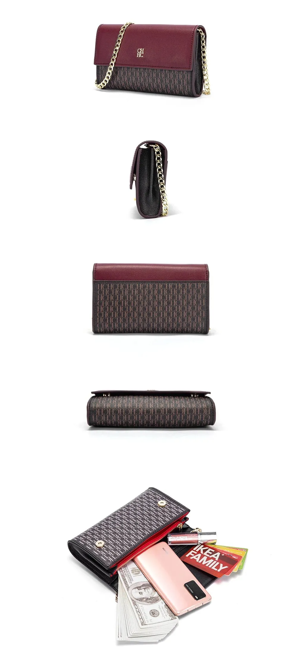 Veloria™ Classic Square Messenger Bag