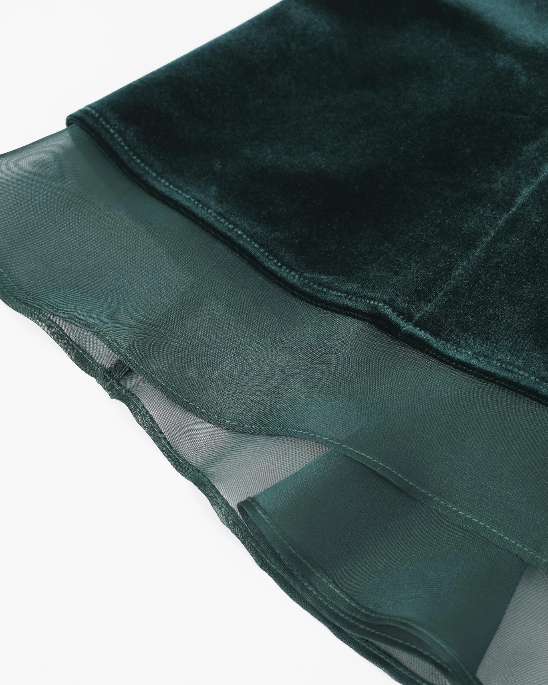 Velvet Midi Skirt