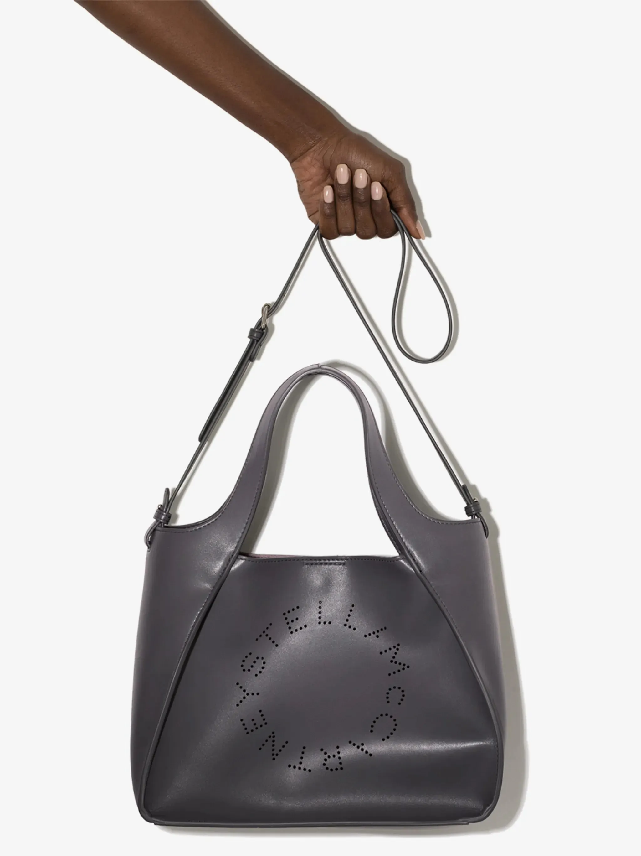Verified transactions perforated Outstanding logo bag crossbody