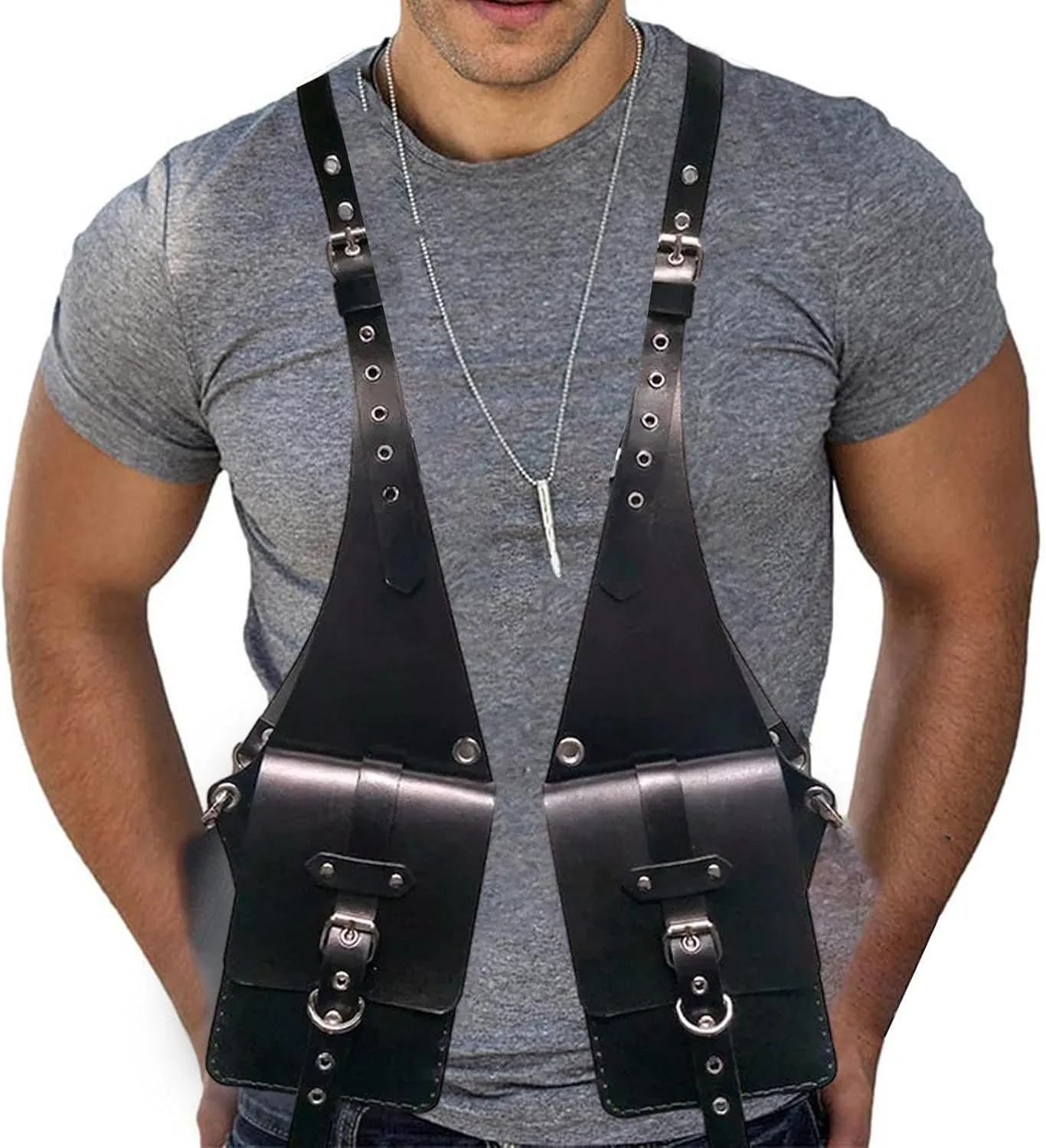 Vest Underarm Shoulder Bag Wallet Pocket for Running Medieval Outdoor Party