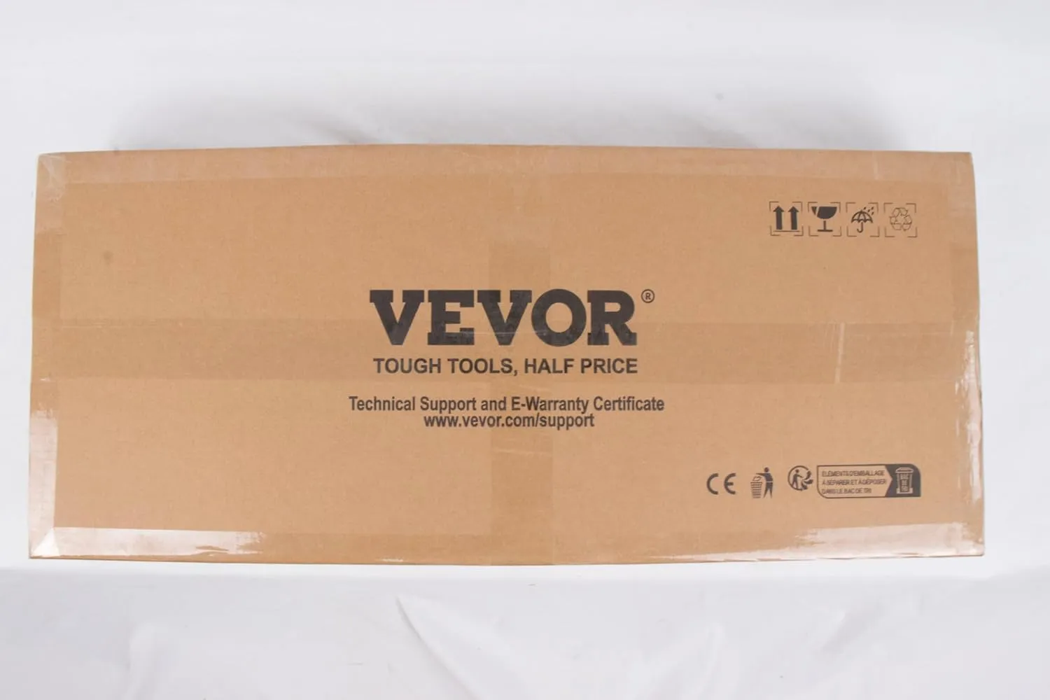 VEVOR Commercial Faucet with Pre-Rinse Sprayer, 36" Height, 8" Center, 12" Swing Spout, Wall Mount Kitchen Sink Faucet, Brass Constructed Device with Pull Down Spray, for 1/2/3 Compartment Sink